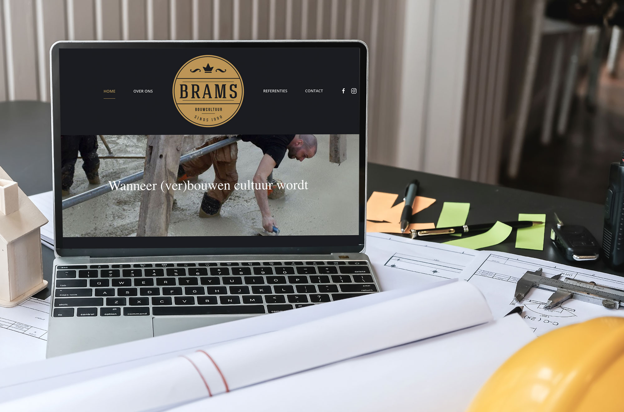 Brams naamkaartjes ontwerp