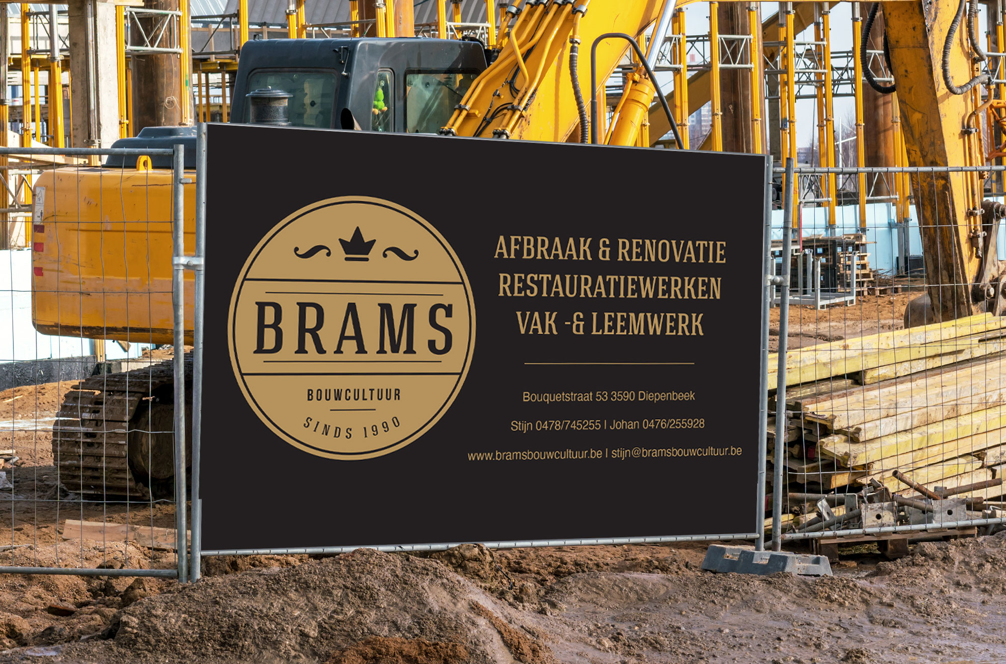 Brams naamkaartjes ontwerp