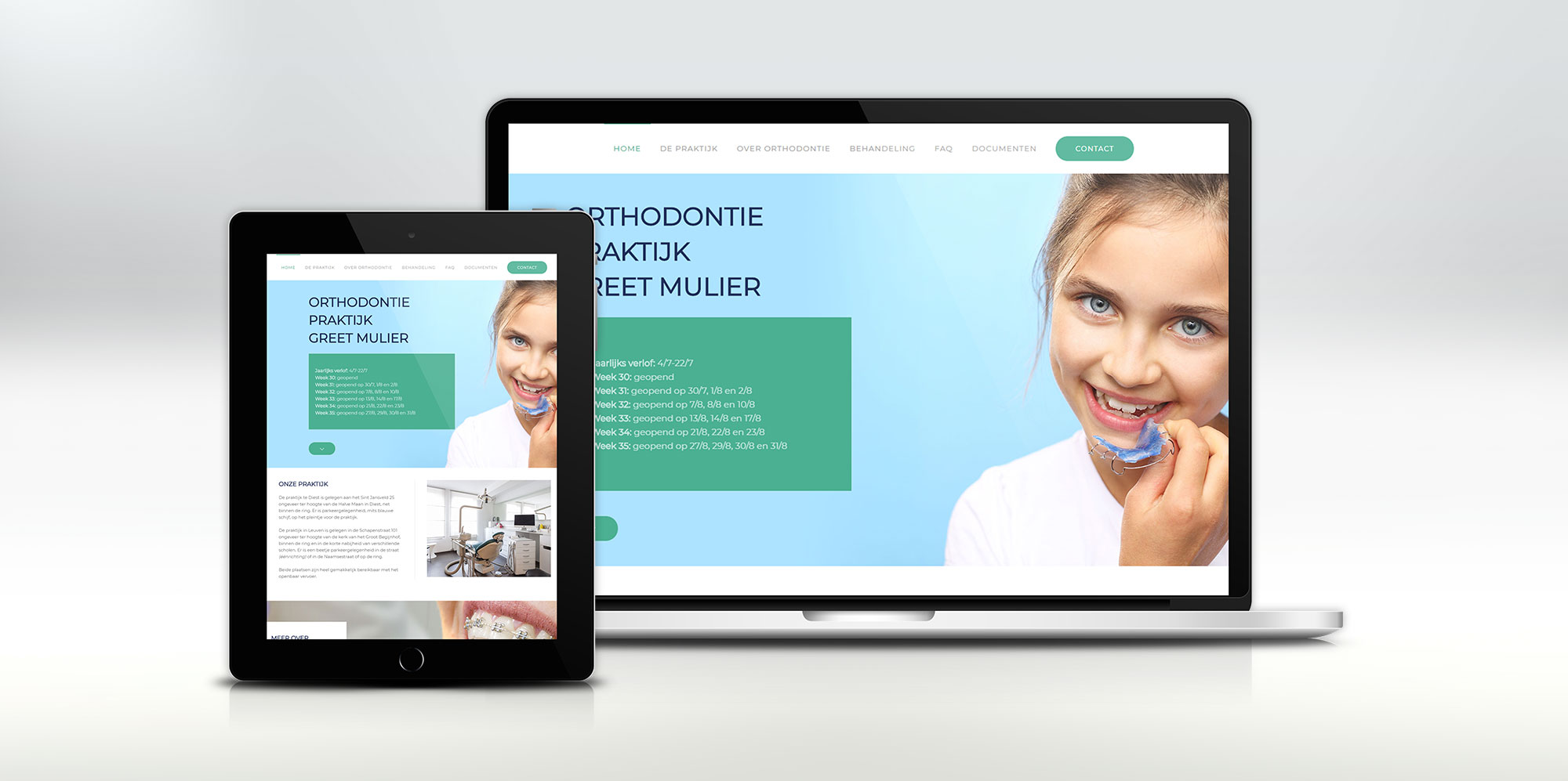 Webdesign Greet Mulier Diest - Leuven
