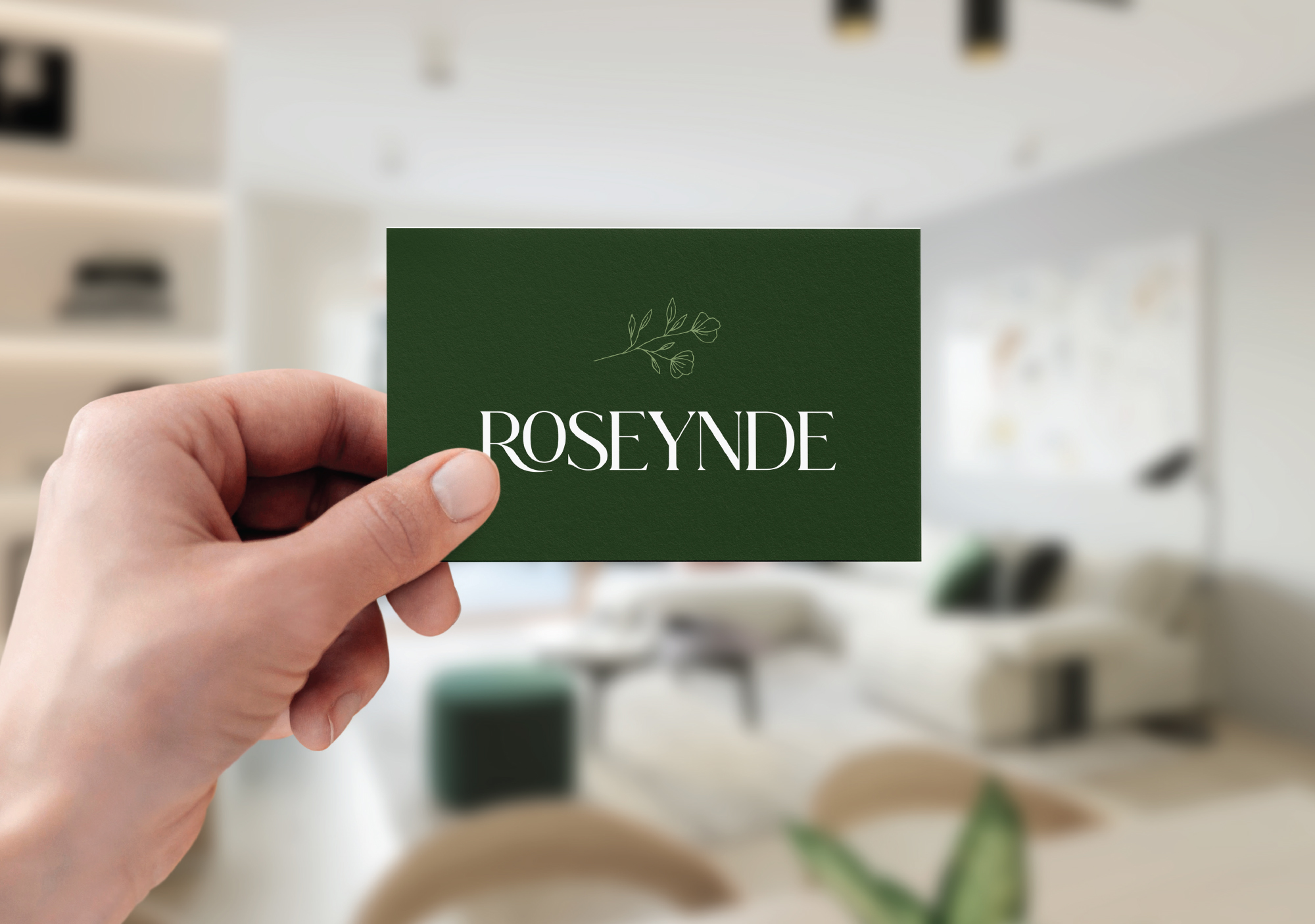 Roseynde Projectontwikkeling naamkaartje ontwerp