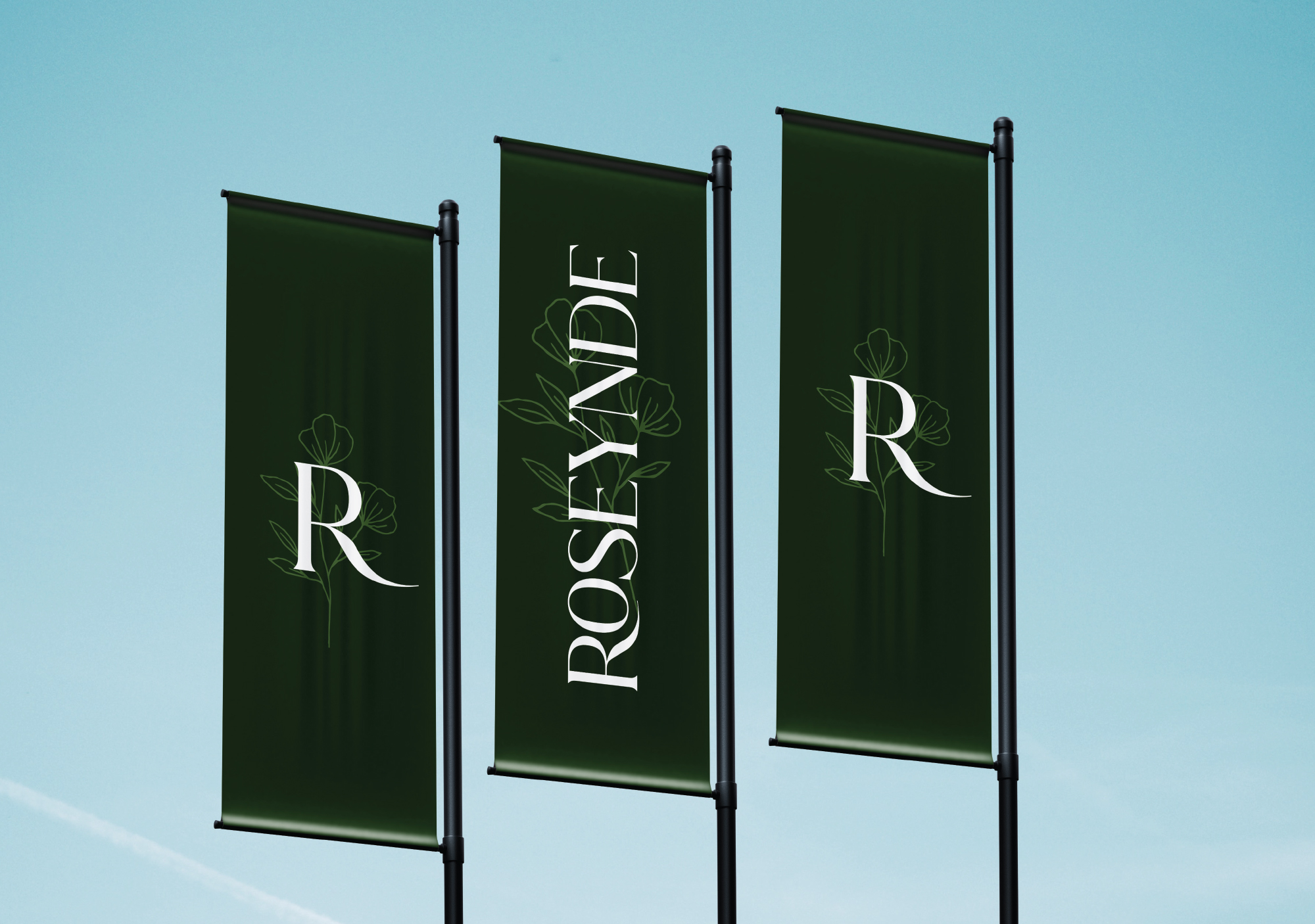 Roseynde Projectontwikkeling vlag ontwerp