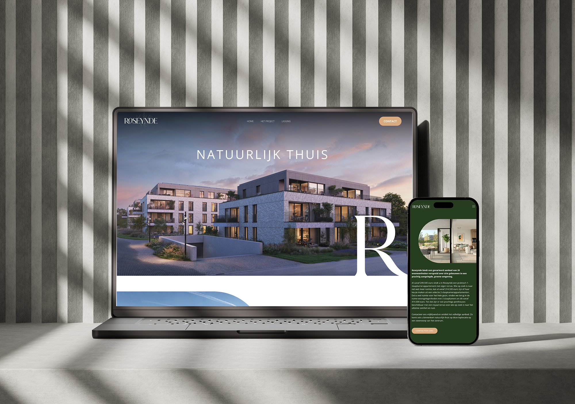 Roseynde Projectontwikkeling website ontwerp