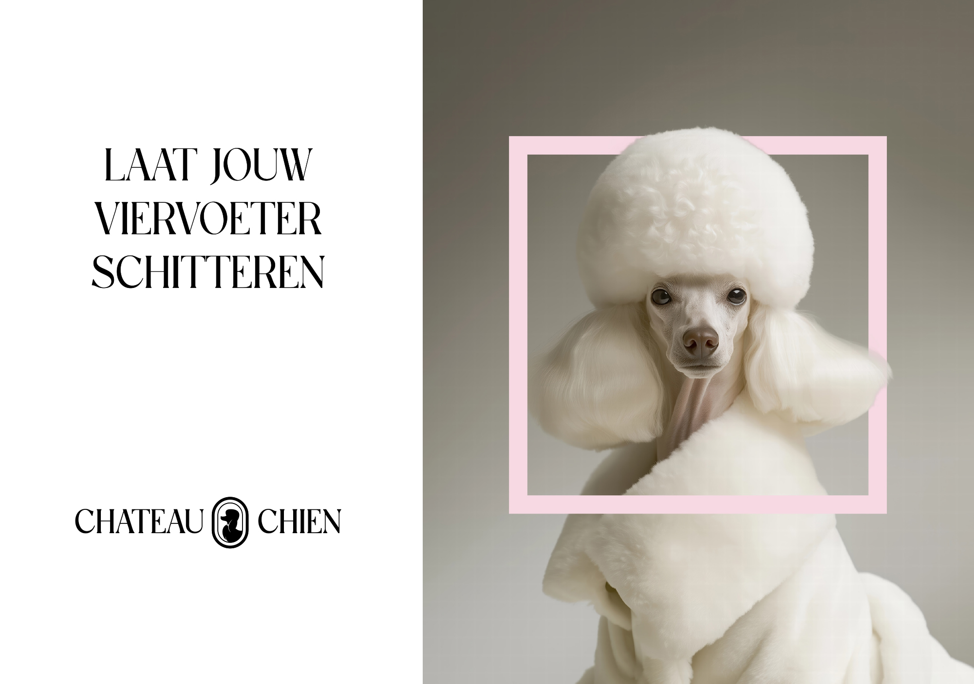 Chateau Chien logo ontwerp